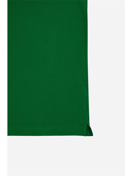 Polo uomo manica corta in piquet stretch con logo Iconic Team - Miguel LA MARTINA | MCP001PK001/03049